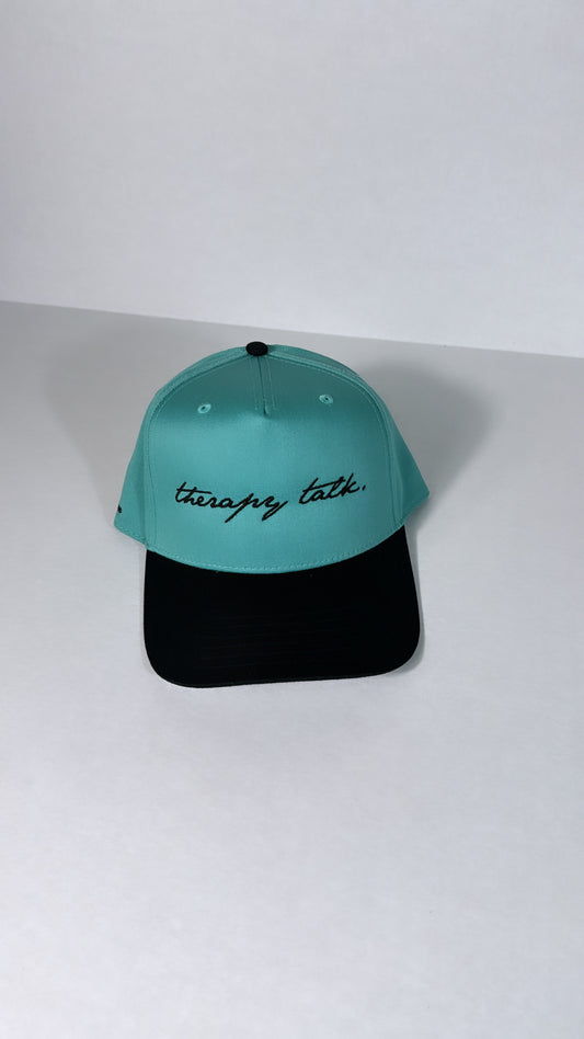 Logo Snapback (Black/Turquoise)